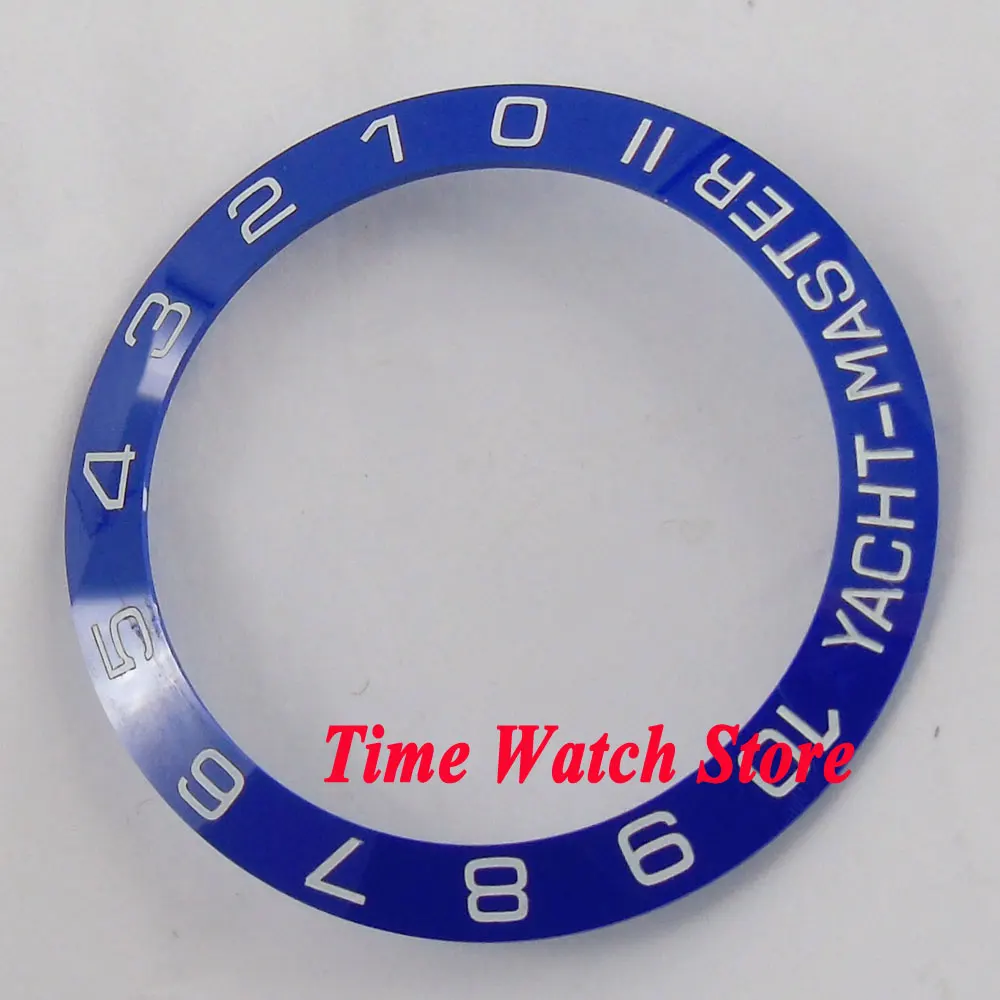 42 мм Высокое качество синий керамический ободок вставка для GMT мужские часы