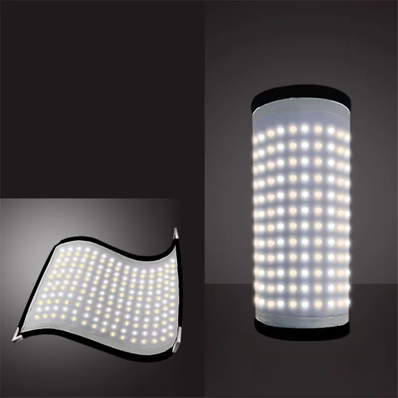 Гибкая регулируемая светодиодная панель 180 LED s 3200 5600K со штативом для фотосъемки