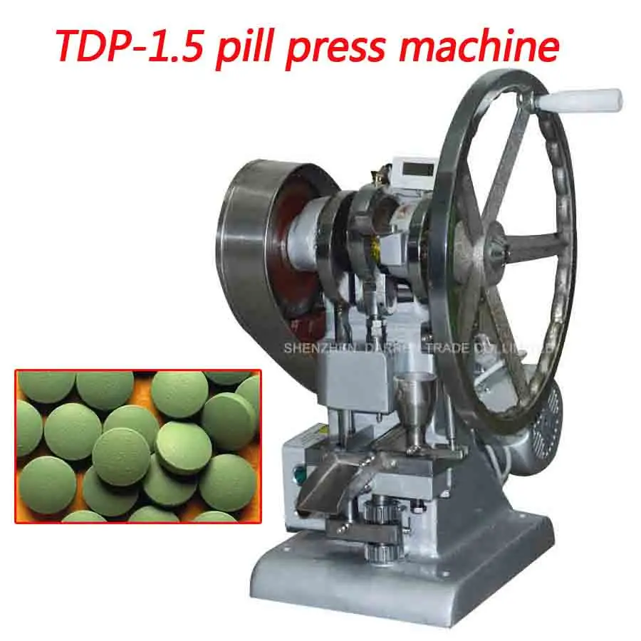 TDP-1.5 пресс-машина для таблеток с одним ударом TDP-1.5 пресс-машина для таблеток/изготовление таблеток/прессование таблеток, изготовление таблеток 1 шт
