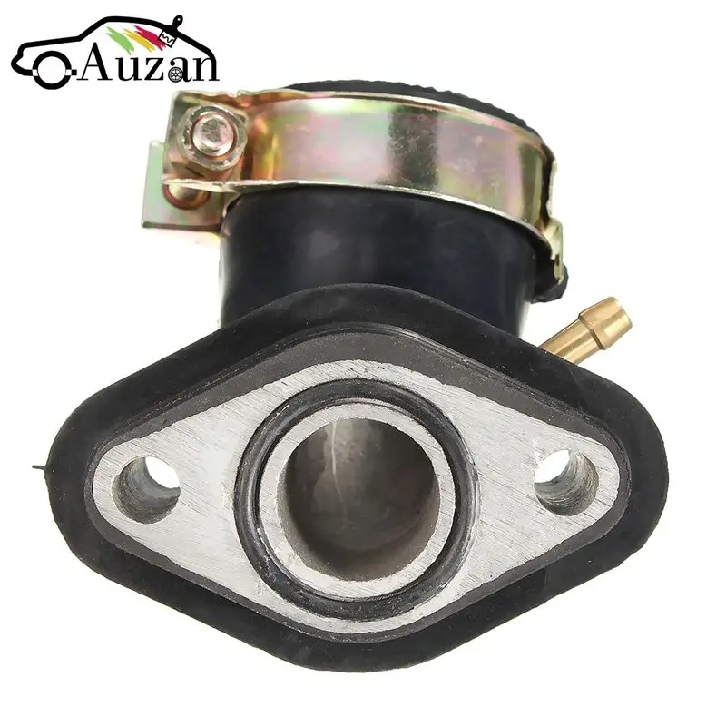 GY6 50cc 18 мм черный алюминиевый и резиновый мопед впускной коллектор детали