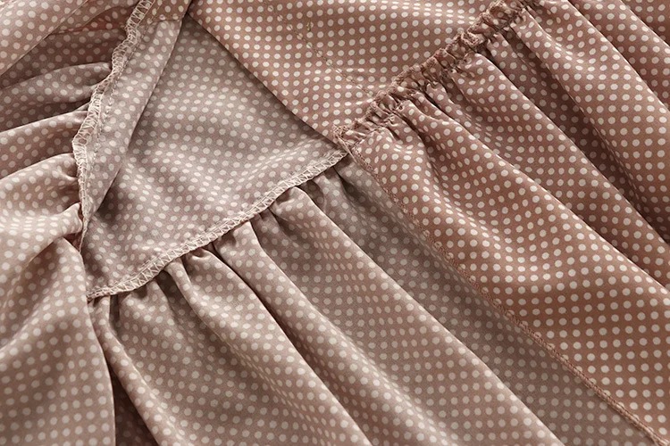 Письмо шаблон оборки без рукавов o-образным вырезом футболки пуловеры + горошек