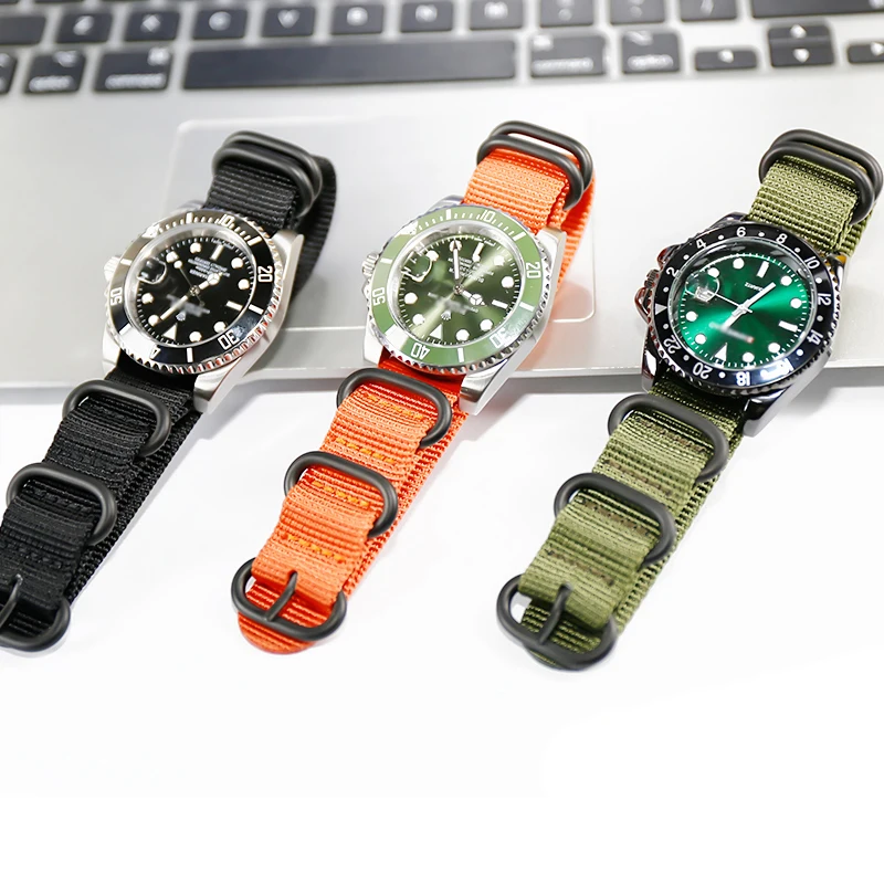 18 20 22 24 мм ремешок для samsung galaxy watch active 46 мм 42 мм S3 Frontier huawei watch gt 1/2 DW Nato ремешок нейлоновый ремень браслет