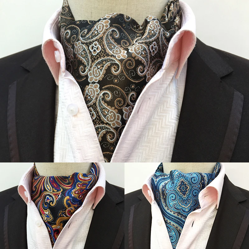 Мужской винтажный галстук бабочка Ricnais с цветочным узором из жаккардового