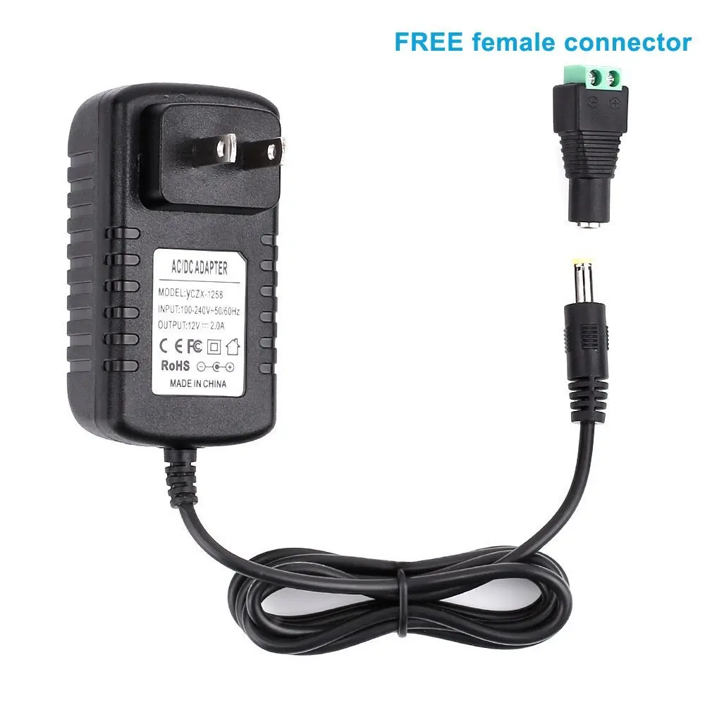 DC12V светодиодный Питание 1A 2A 3A 5A 6A 8A 10A полосы сплиттер адаптер освещения