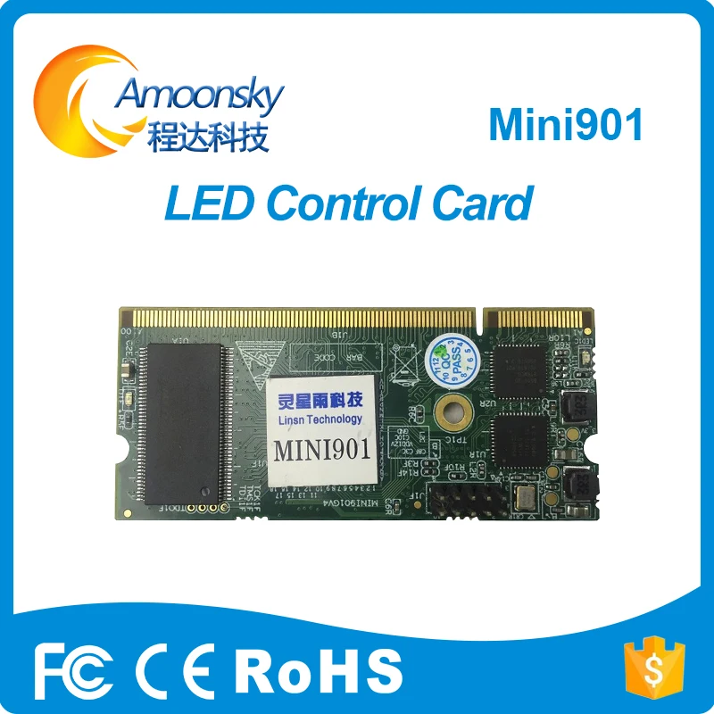 Высокое качество linsn mini901 Высокая обновленная Совместимость с rv 801 901 полноцветная