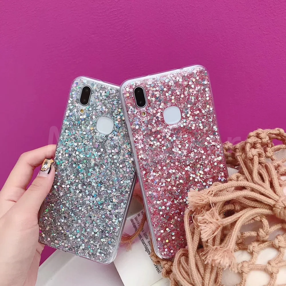Роскошный силиконовый блестящий чехол для телефона Xiaomi Redmi 5 Plus Note 6 Pro Mi 8 SE |