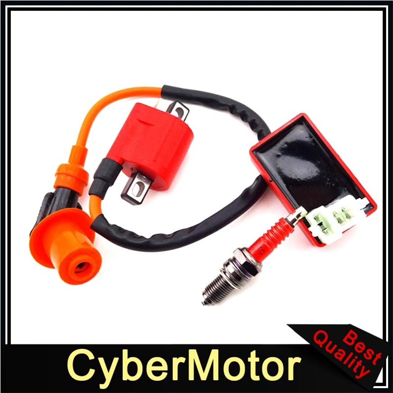 Гоночная катушка зажигания 6 Pin AC CDI Коробка Свеча зажигания D8TC для CG 125cc 150cc 200c 250cc китайский ATV Quad Pit Dirt Bike