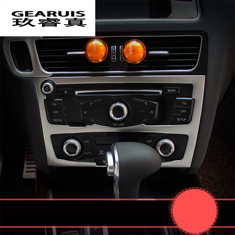 Стайлинг автомобиля панель управления CD центром переключатель крышка рамка