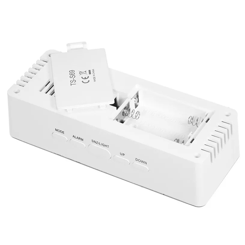 Многофункциональный цифровой светодиодный зеркальный будильник настольные