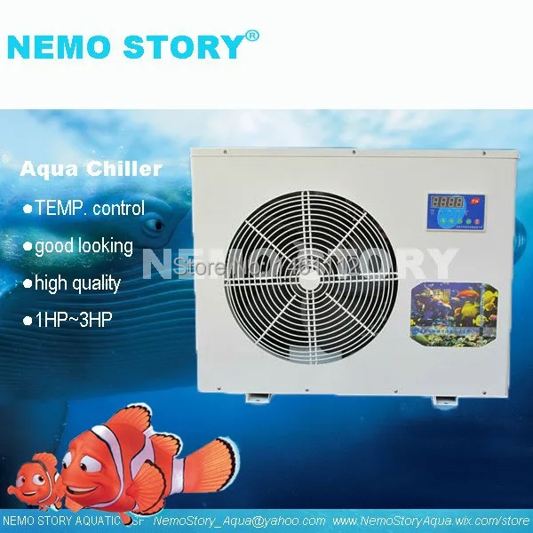 1.5HP небольшой аквариум водонагреватель & охлаждающая машина охладитель воды|aquarium