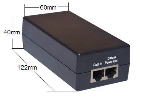 48V 0.5A 24 Вт источник питания от сети Ethernet адаптер пассивный Мощность Over 10/100M