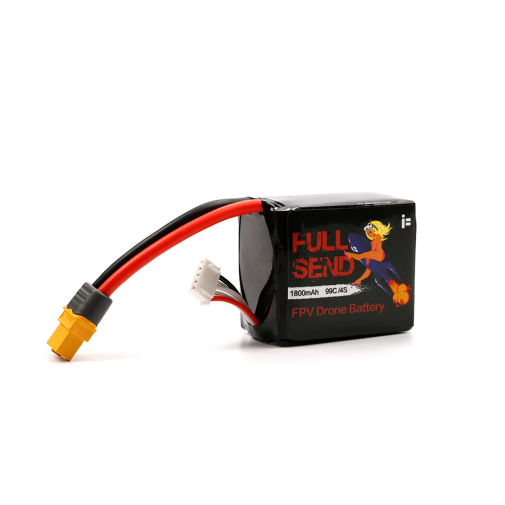 Перезаряжаемый литий полимерный аккумулятор ZOP Power 14 8 В 1800 мАч 80C 4S Lipo Батарея с amsaa