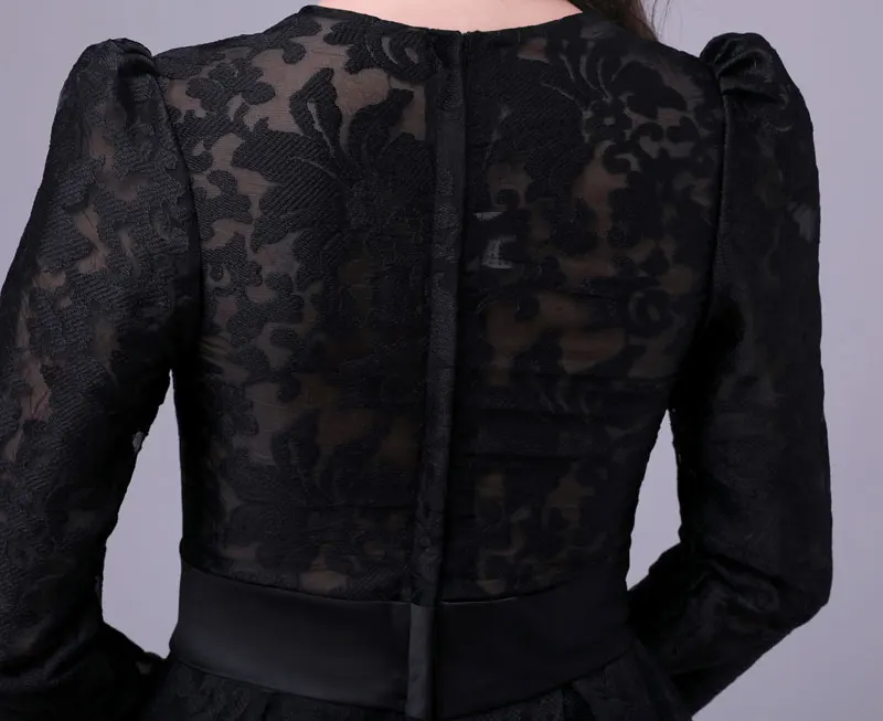 

2020 long maxi dresses Robe De Soiree hot sale lace bridal dresses black dresses prom formal dress asymmetrical dress high -low