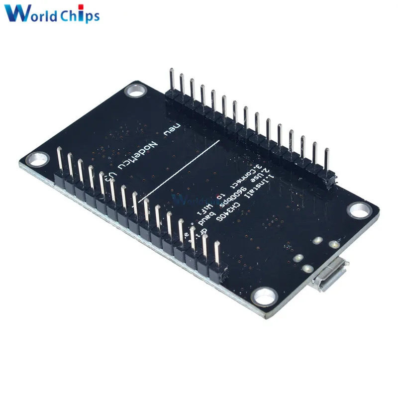 10 шт./Лот Беспроводной модуль CH340 CH340G NodeMcu V3 WIFI макетная плата на основе ESP8266 ESP-12E