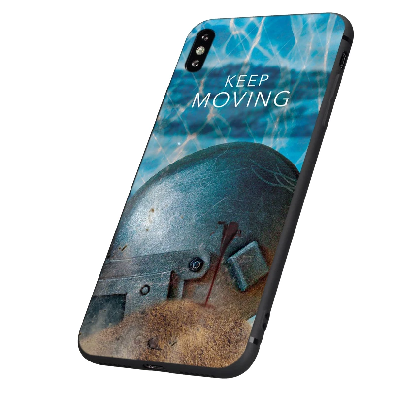Черный чехол из ТПУ для iphone 5 5S SE 6 6s 7 8 plus x 10 XR XS 11 pro MAX Playerunknown's Battlegrounds PUBG |