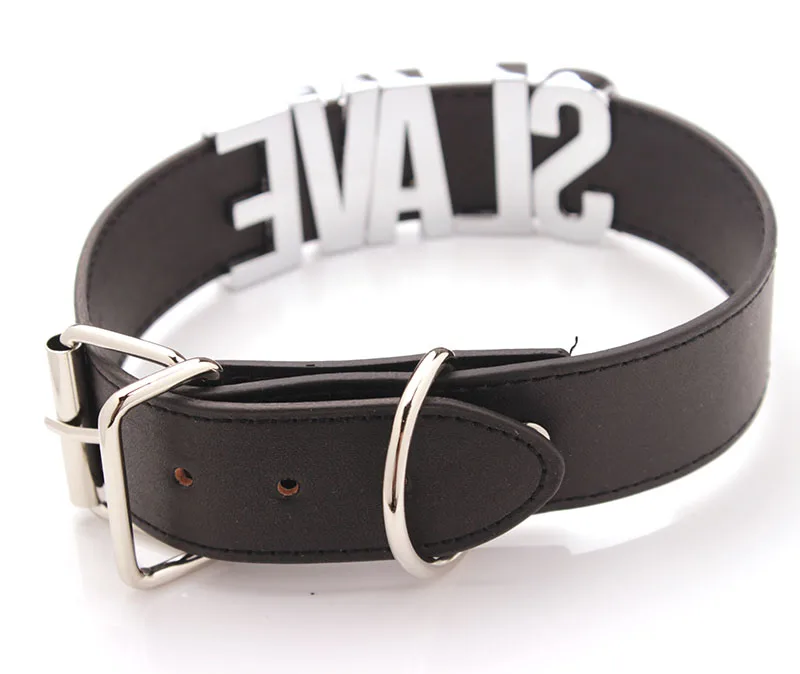 Рабыня чокер рабыня ошейник бондаж Фетиш доминатрикс слово имя воротник Большие