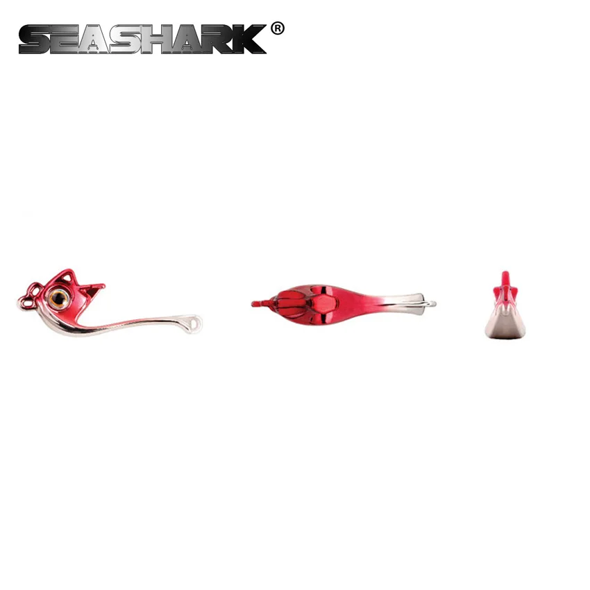 SEASHARK 5 цветов 10 г Vissen Lokt комплект Lepel Китай метален Vib Pailletten Vis Harde Aas бас Trillingen