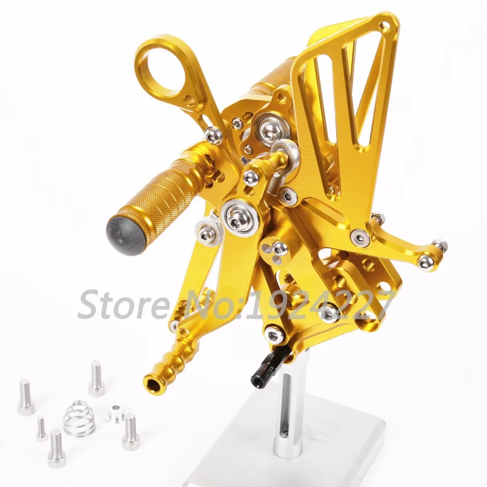 8 видов цветов CNC Rearsets для BMW S1000RR 2012-2014 задний комплект мотоциклетные регулируемые