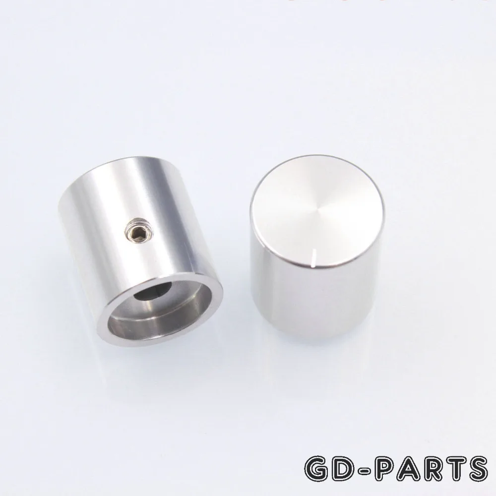 Ручка управления громкостью из алюминия черный/серебристый цвет 20*22 мм для