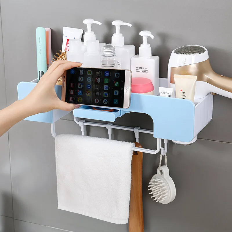 Настенная креативная домашняя кухонная вешалка для хранения, органайзер для туалетных принадлежностей, кухонных принадлежностей, держатели и стойки аксессуаров.