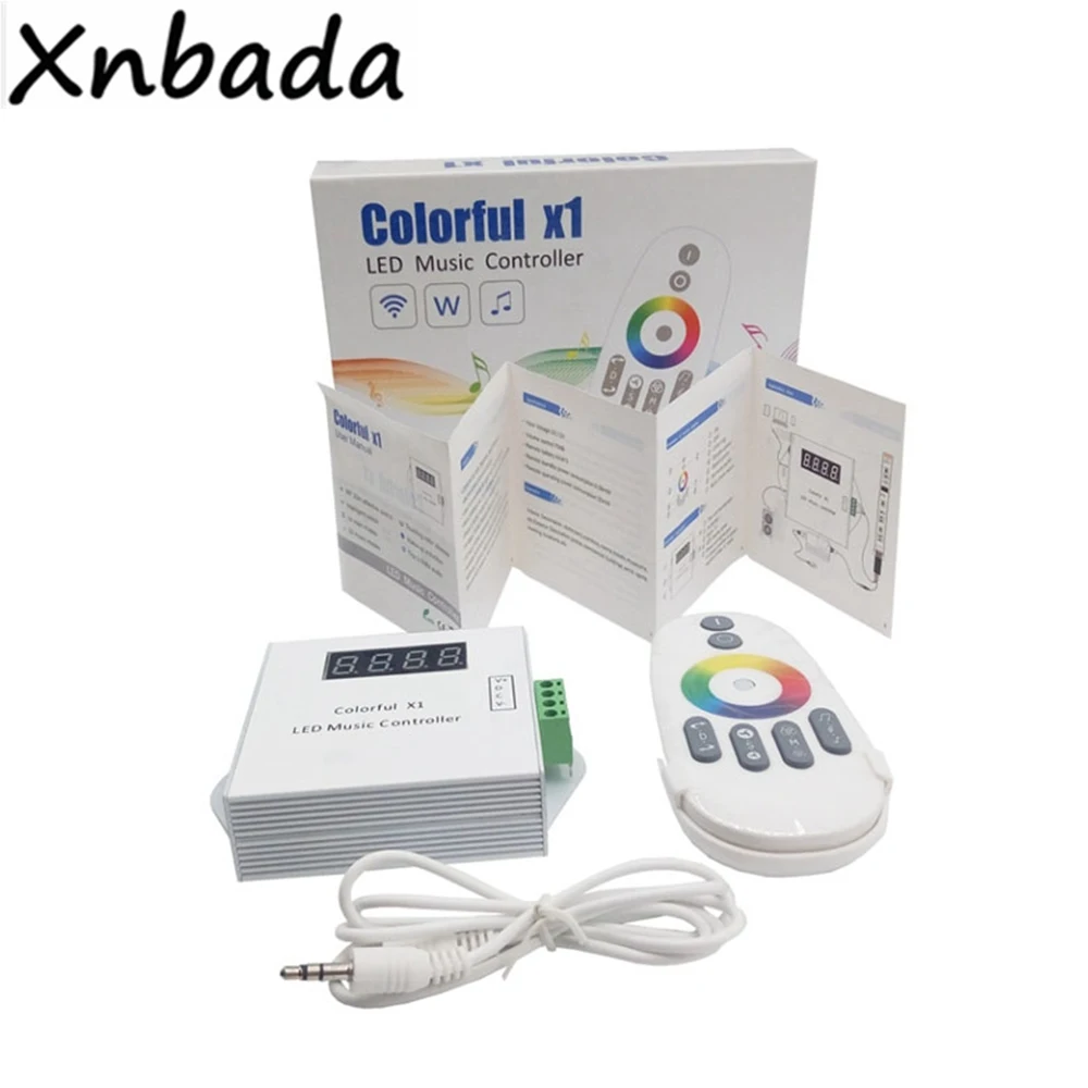 WS2812B WS2812 RGB светодиодный светильник Colorfulx1 RGB Led музыкальный контроллер DC5V светодиодный трансформатор комплект 5 м 10 м 15 м 20 м 30 светодиодов/м 60 светодиодов/м