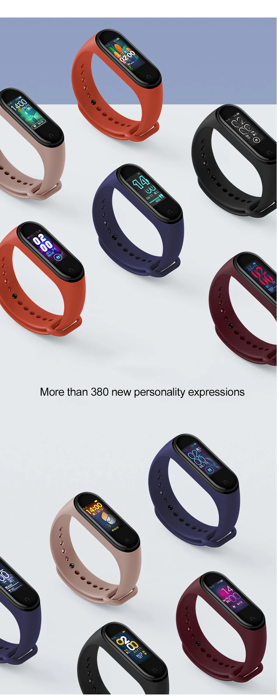 Глобальная версия опционально Xiaomi Mi Band 4 умный Браслет Пульс фитнес 135 мАч цветной экран Bluetooth 5,0 водонепроницаемый