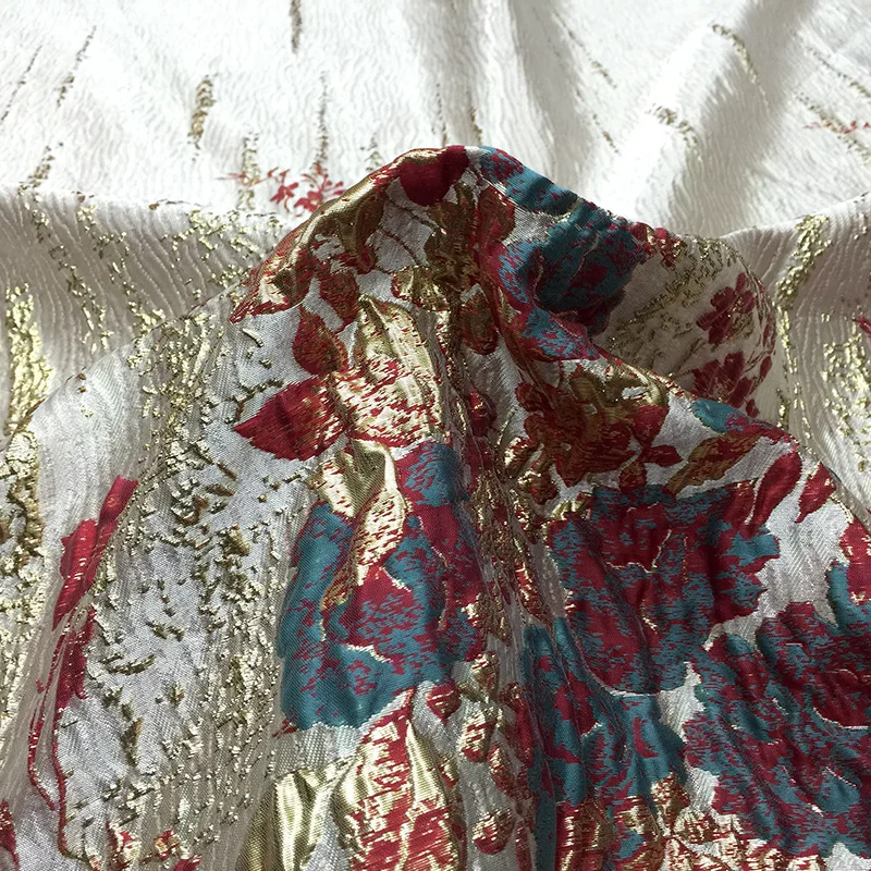 SASKIA 120 см/лот позиция парча жаккардовая ткань краска для пряжи металлический