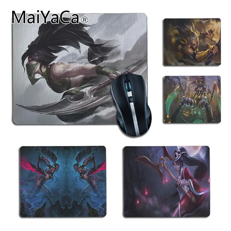 MaiYaCa мой любимый Akali Лига Легенд Офисная мышь резиновый коврик для мыши лидер