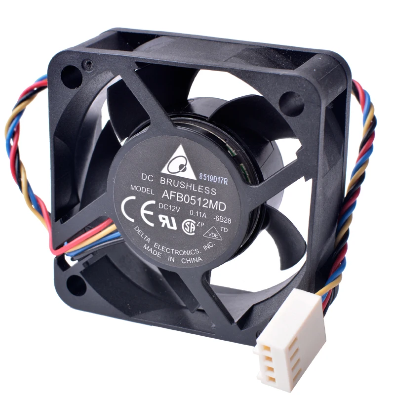 

AFB0512MD 5 ; 50x50x20 12V 0.11A 4- 4Pin