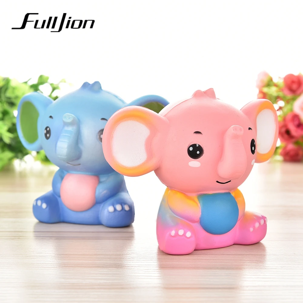 Fulljion развлечения Jumbo Squishy слон Squish Новинка кляп игрушка для детей снятие стресса