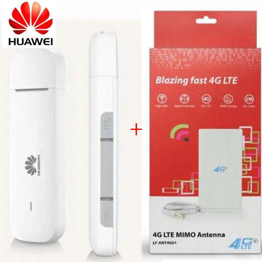Лидер продаж USB накопитель Huawei E3372 4G с антенной 2 м 150 Мбит/с LTE|Модемы| |