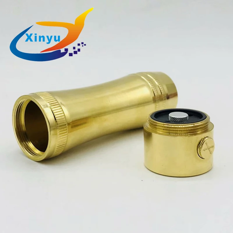 Новейший wideside 18650/20700/21700 Аккумуляторный механический мод латунный корпус из