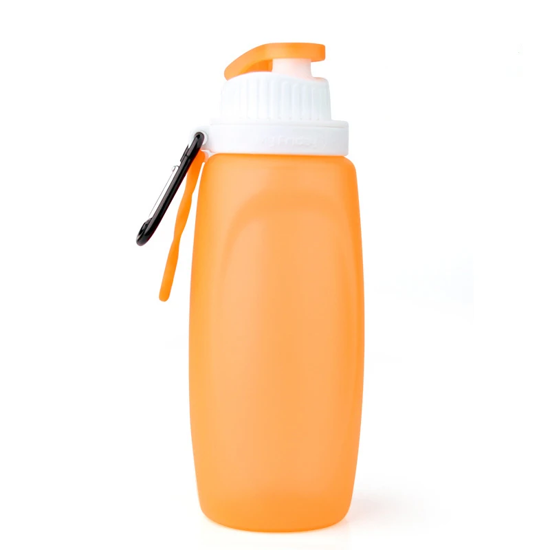 Креативная Складная Силиконовая бутылка для воды 320 мл экологически чистая