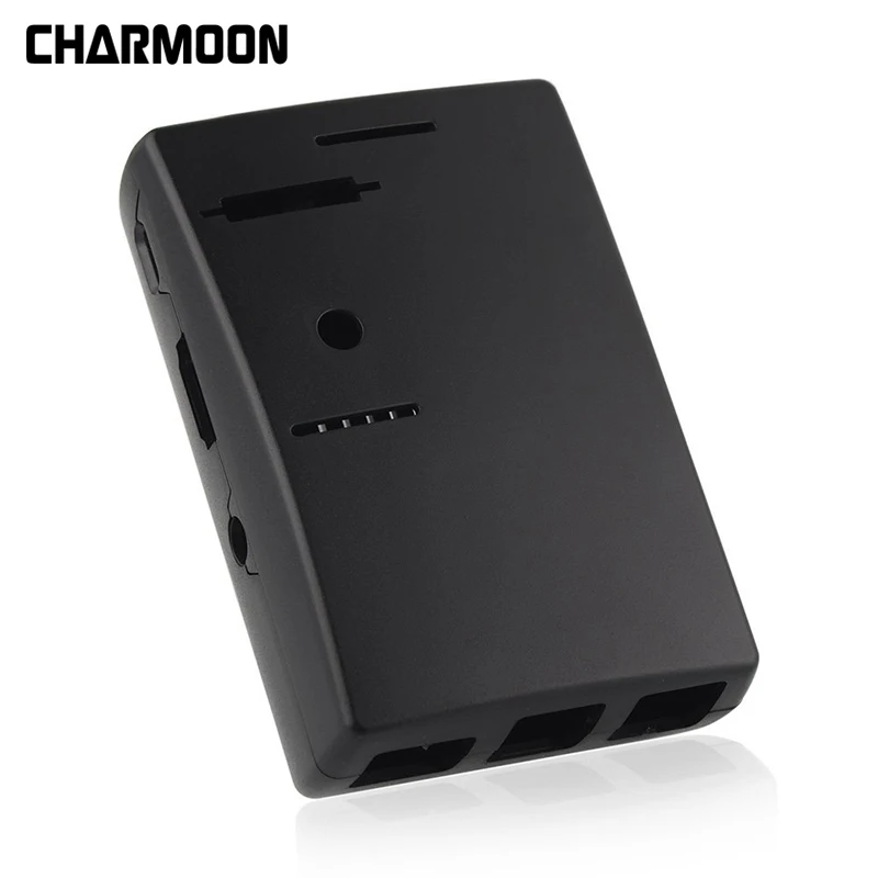 Чехол для Raspberry Pi3 Model B + ABS защитный чехол совместимый с Pi 3 2 Модель черный