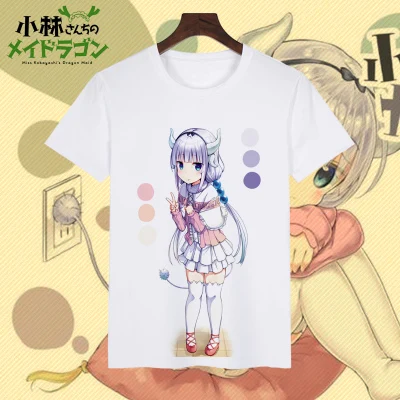 Аниме Сан Кобаяси-Сан-Чи нет горничной Дракон Футболка Кобаяши: спешлы Мужская