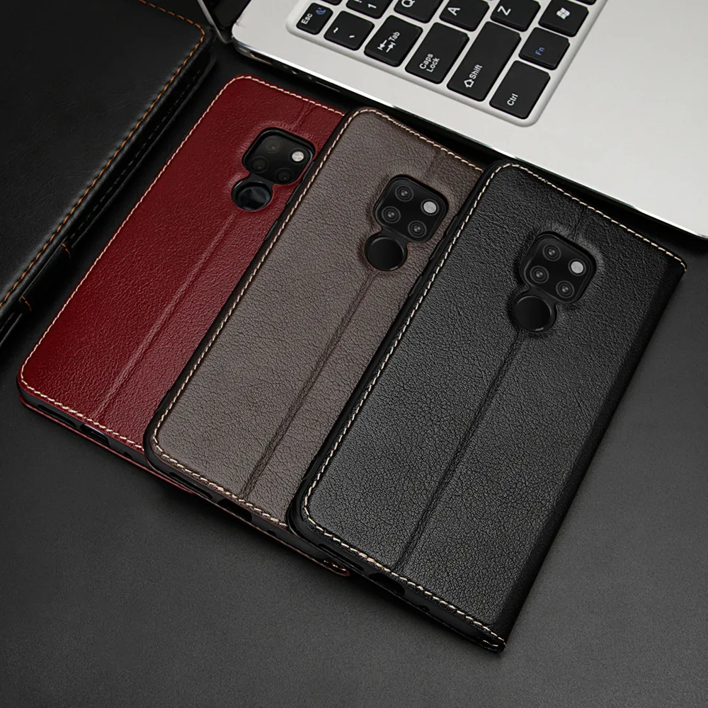 Чехол-книжка из натуральной кожи для huawei mate 20 Pro, чехол-книжка для huawei mate 20 mate 20 X, прозрачный чехол из ТПУ для смартфона
