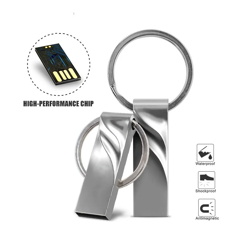 Высокоскоростной USB флеш накопитель 32 ГБ 16 8 128 Гб металлический 64 Флешка память