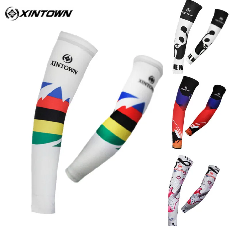 

Xintown 22 styles Arm Warmers Cycling Sun UV Protection Bicycle Arm Sleeve mtb Road Running Bike Cuffs manguitos ciclismo Brazo