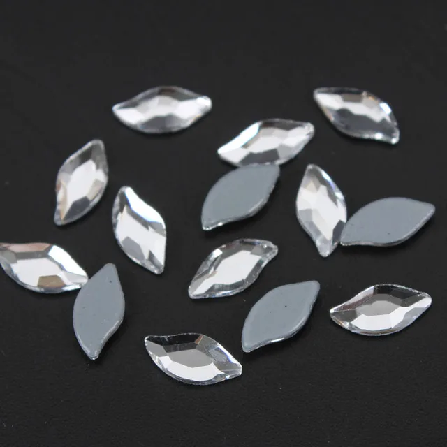 Mermaid 4x8mm Новинка! AAA Класс высокого качества с украшением в виде кристаллов прозрачные 30/100 шт. 30 форма не требующей горячей фиксации/клея на Стразы для ногтей, одежды - Цвет: Mermaid 4x8mm