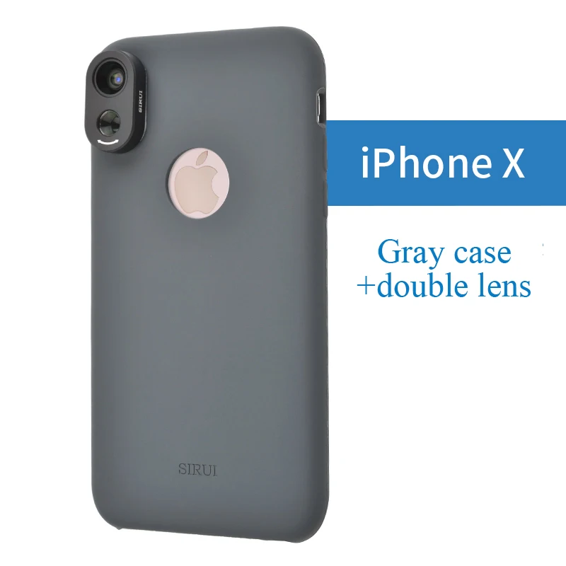 Чехол SIRUI для мобильного телефона iPhone X силиконовый чехол портретный объектив