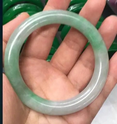 

Free Shipping Beautiful Real Natural JADE Jadeite Bangle Bracelet fine jewelry