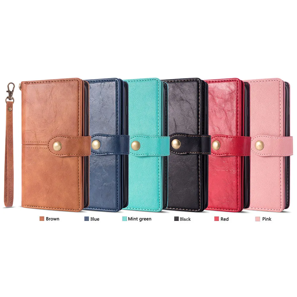 KISSCASE Business Leather Phone Case For Samsung S8 Plus S10 S9 S10E Note 8 9 Card Slot Holder Cases J3 J7 A5 |