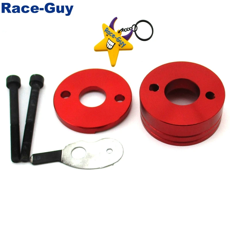 Красный 44 мм воздушный фильтр + адаптер Vstack для большой ноги лезвие газ Z скутер
