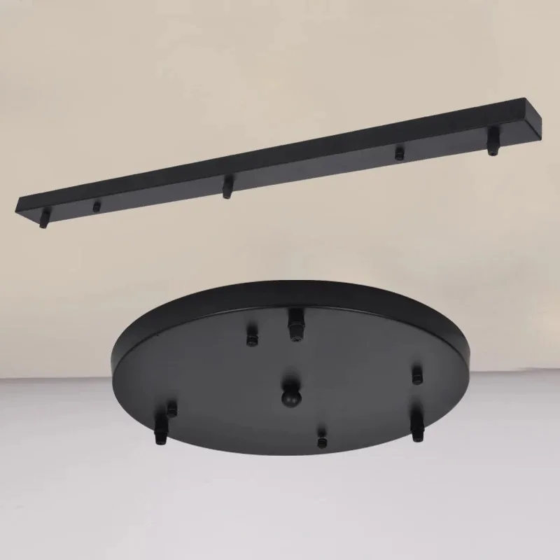 Три лампы люстры основание высокого класса аксессуары для освещения черный