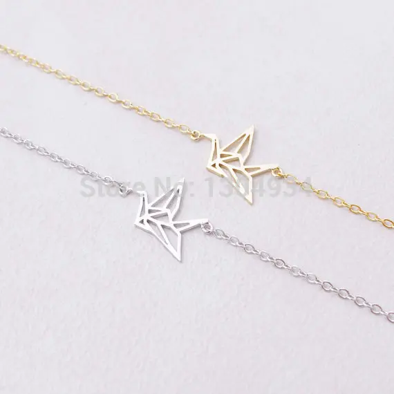 Jisensp модные звенья цепи животных оригами кран браслет для женщин Pulseras Mujer