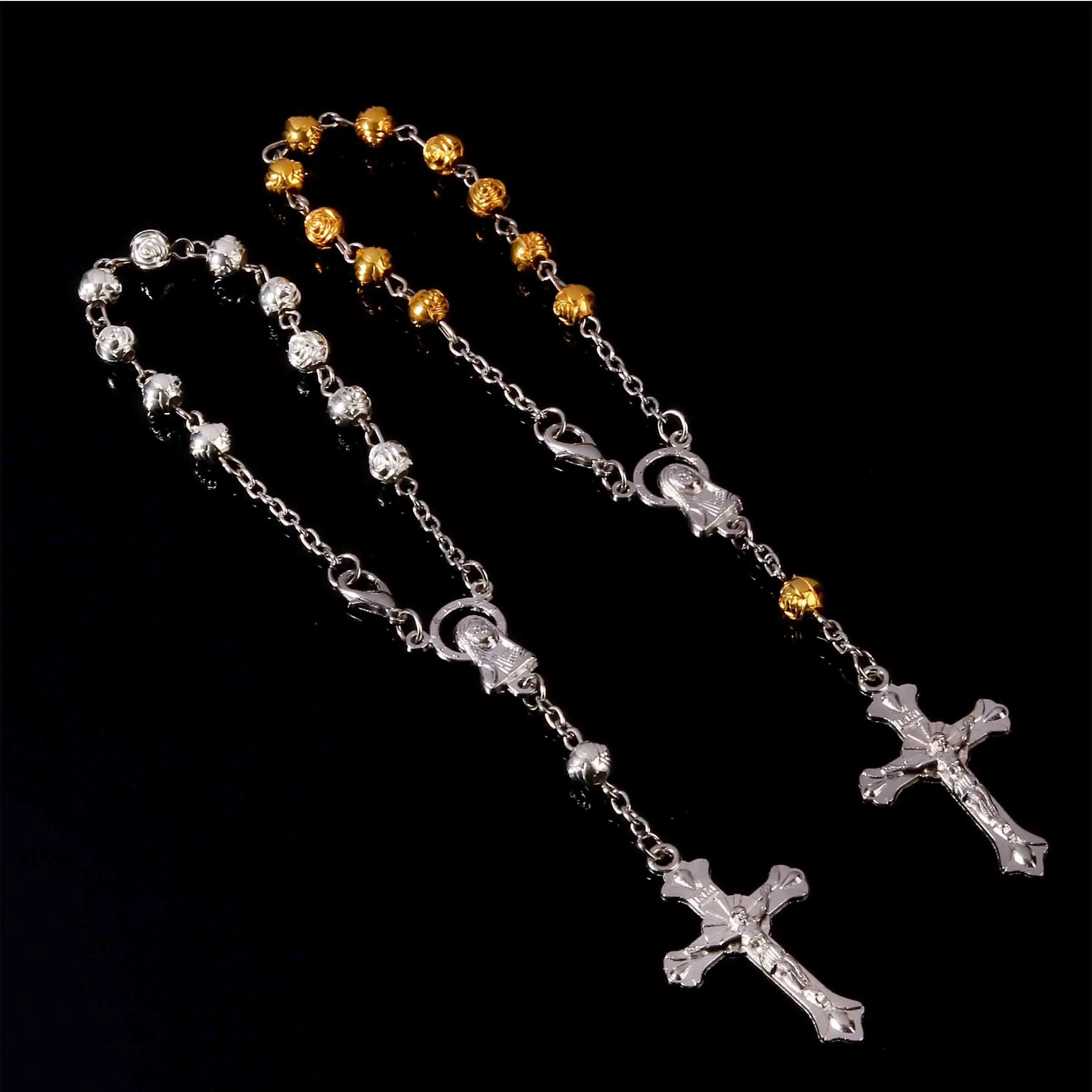 Браслет с подвеской в виде розового жемчуга 48 шт.|Плетеные браслеты| |