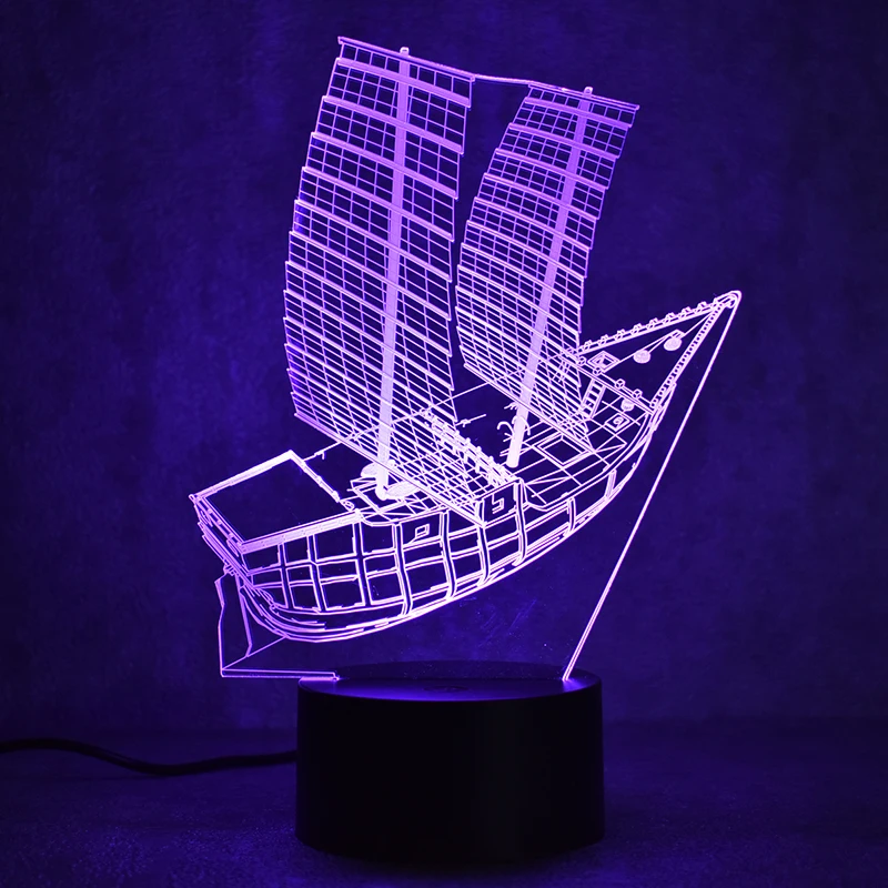 Настольная лампа с 3d подсветкой и USB портом|light gift|lamp sleepusb table |