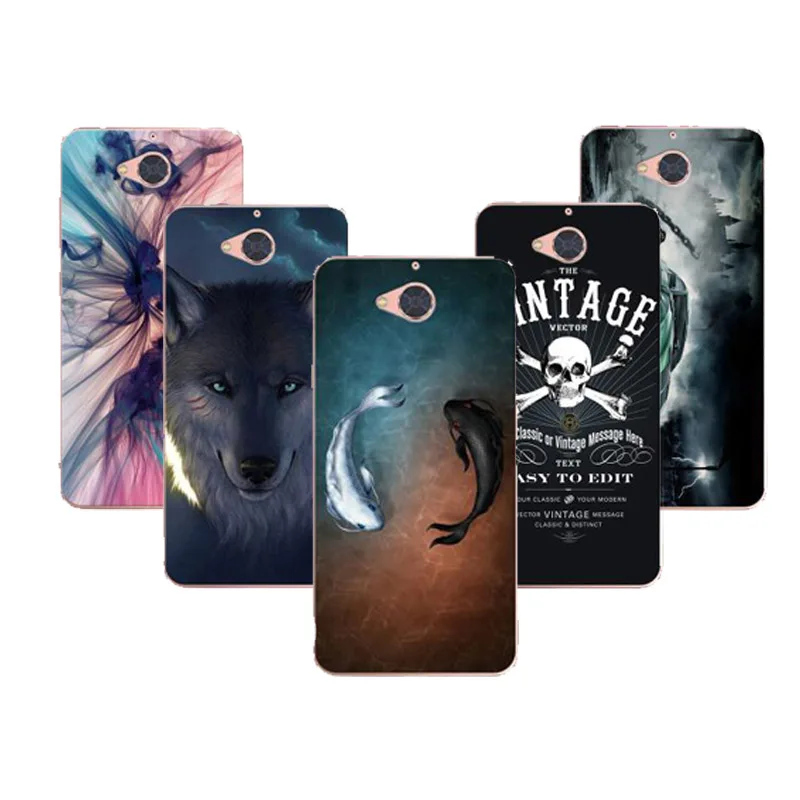 TPU Draw Print Pattern Covers case for Casper Via A1 (5.5&quot inch) Smart Mobile Cell Phones Case bags |
