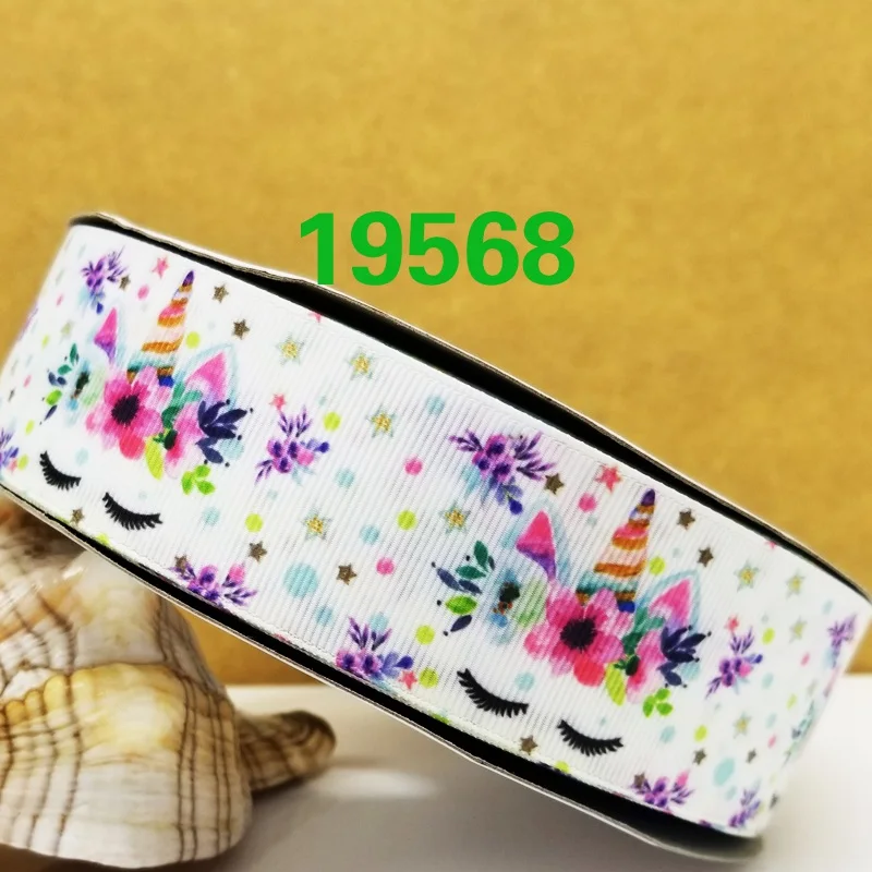 Бесплатная доставка 50 ярдов мультфильм печатных grosgrain ленты 19570 | Дом и сад