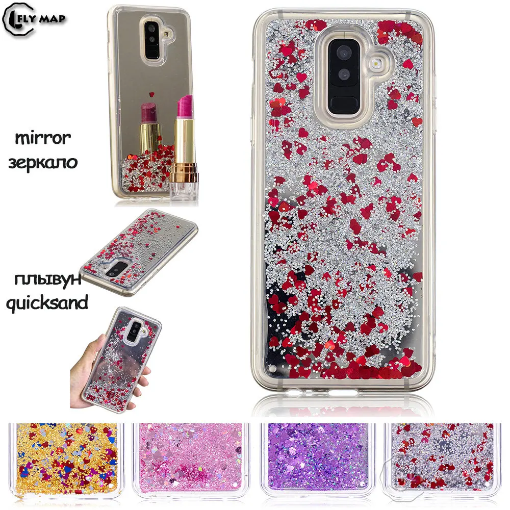 Mirror Star Case For Samsung Galaxy A6 Plus 2018 SM-A605 SM-A605FN Silicone Phone Cover Coque Capa A 6 605 A605 A605FN |
